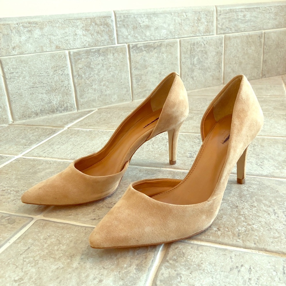 J.Crew suede pump